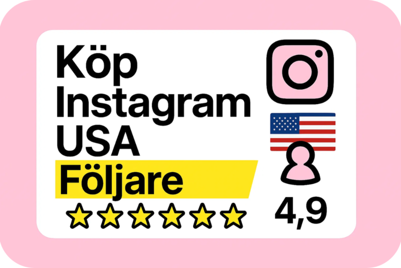 Skaffa Instagram USA Följare